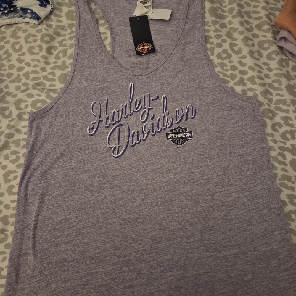 Harley-Davidson Lavender Logo Tank Top